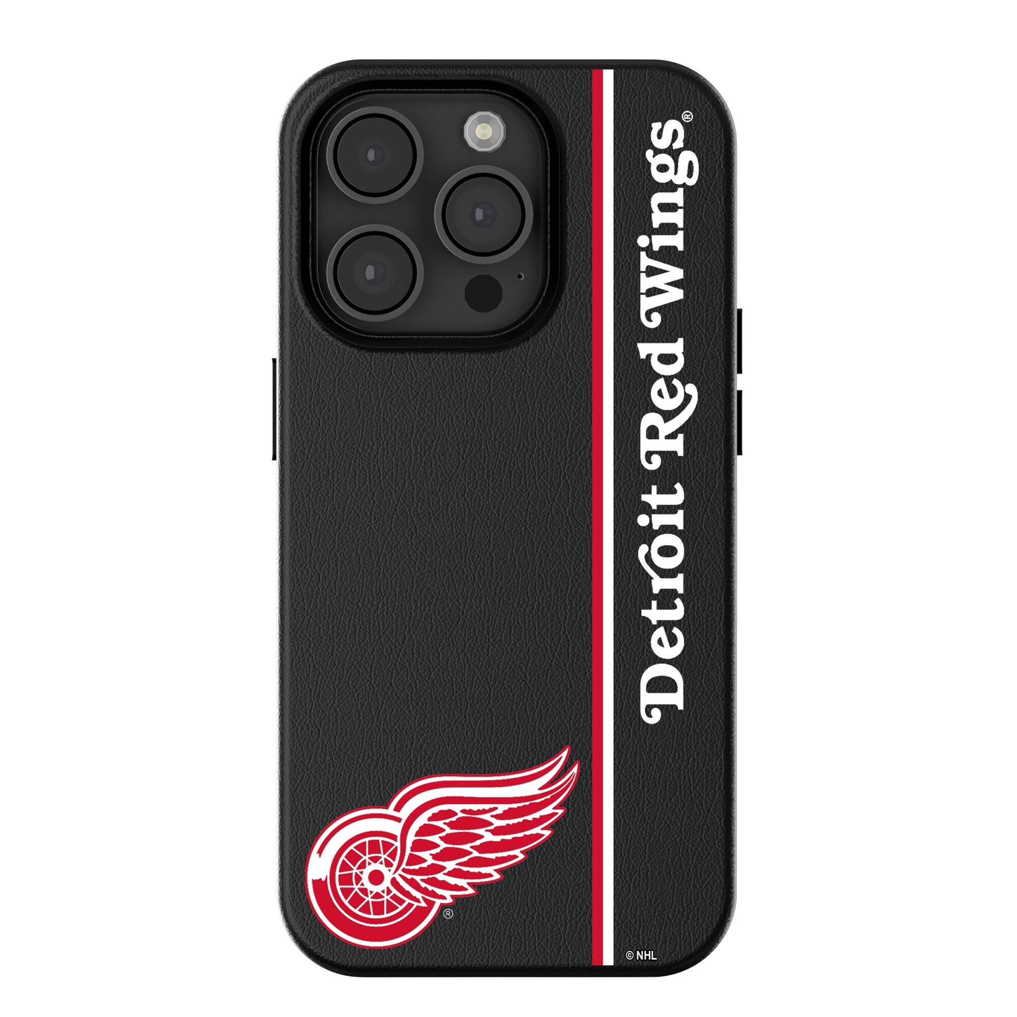 Keyscaper - NHL - Detroit Red Wings Sidebar Magnetic iPhone Case - 15 - Black price history on PriceWatchPro
