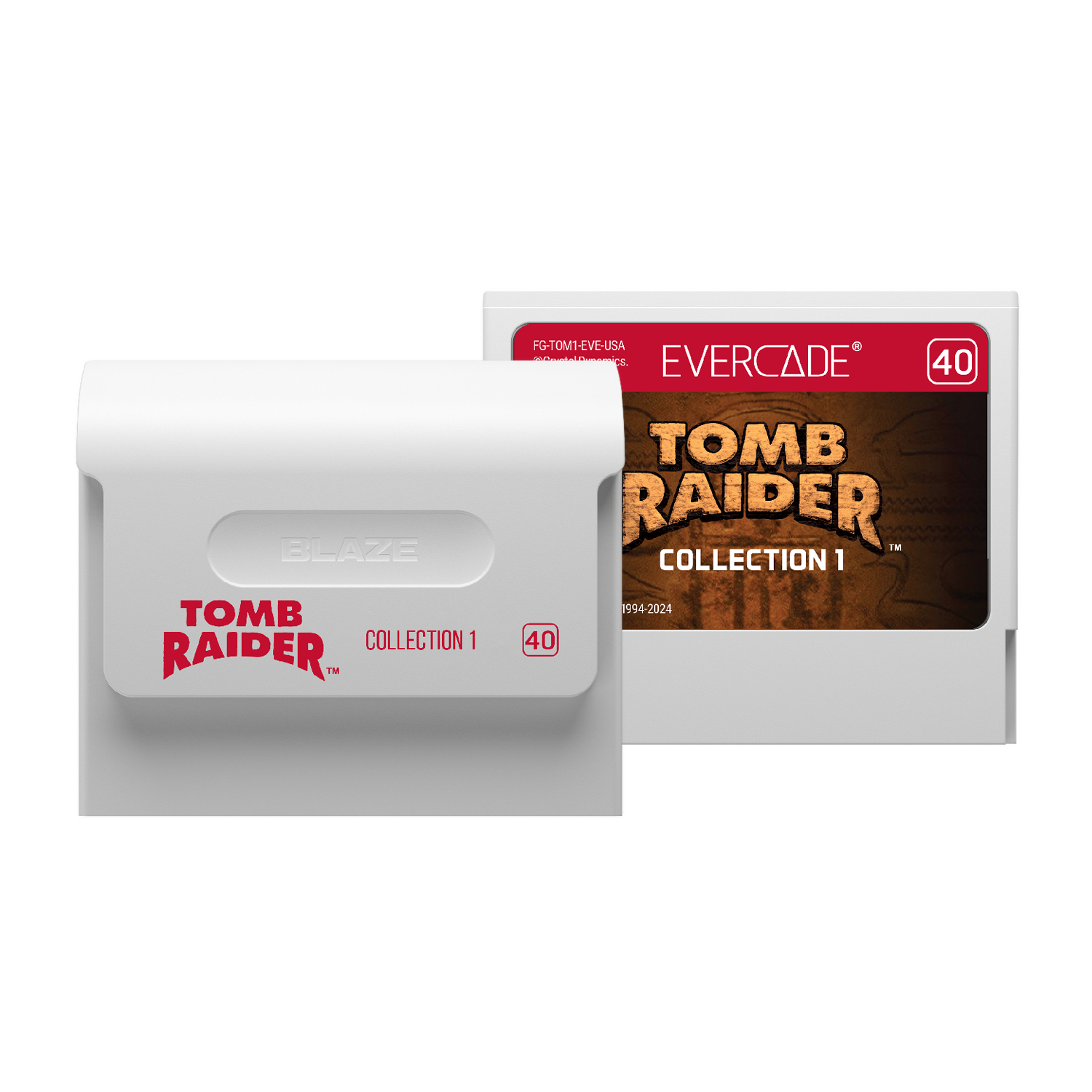 FG-TOM1-EVE-USA  
EVERCADE  
40  
TOMB RAIDER  
COLLECTION 1  
1994-2024