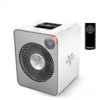 Vornado - VMHi500 1500 Watt Indoor Electric Fan Space Heater with Auto Climate Control - White - Front_Zoom