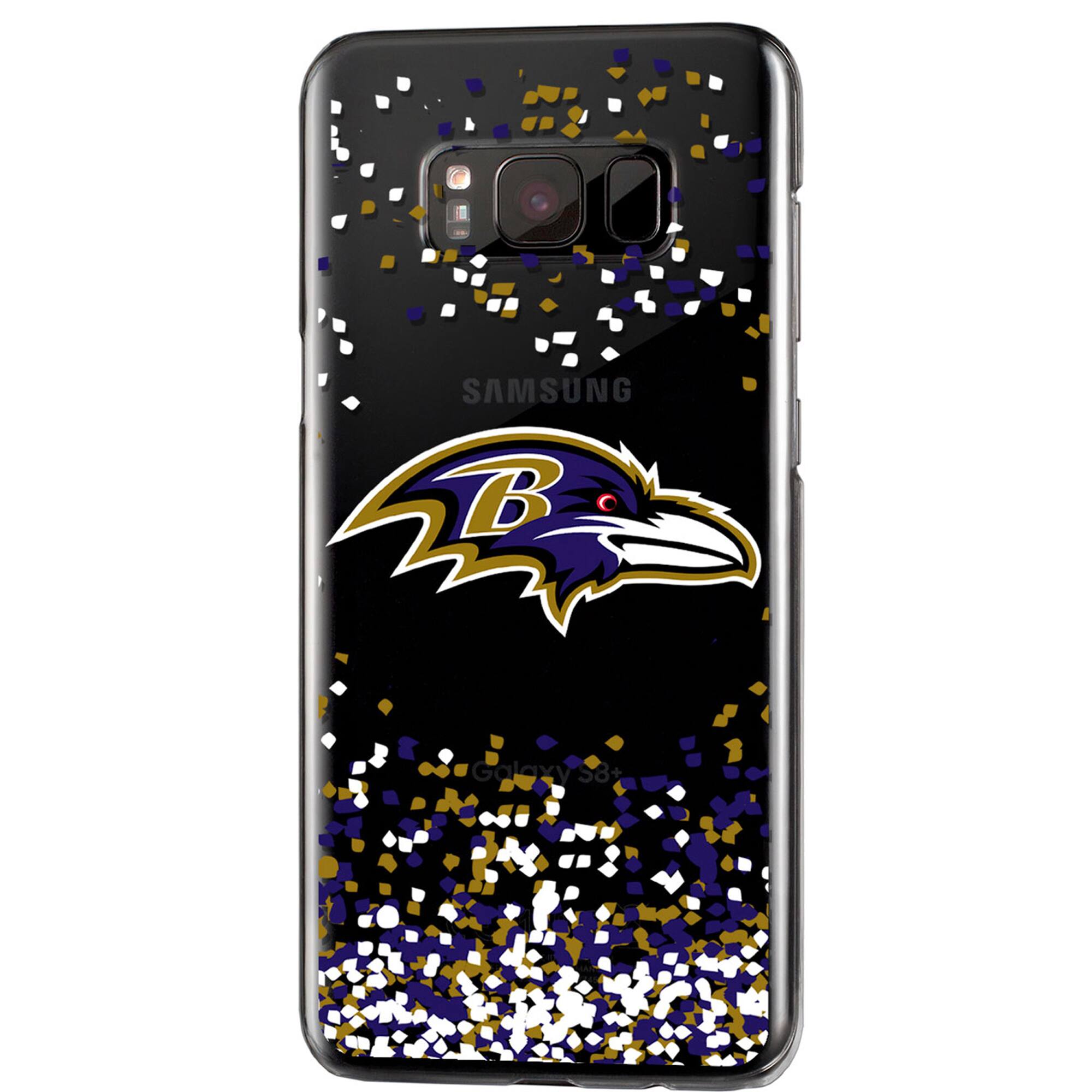 Keyscaper - NFL - Baltimore Ravens Galaxy Clear Case with Confetti Design - S22 - Multicolor price history on PriceWatchPro