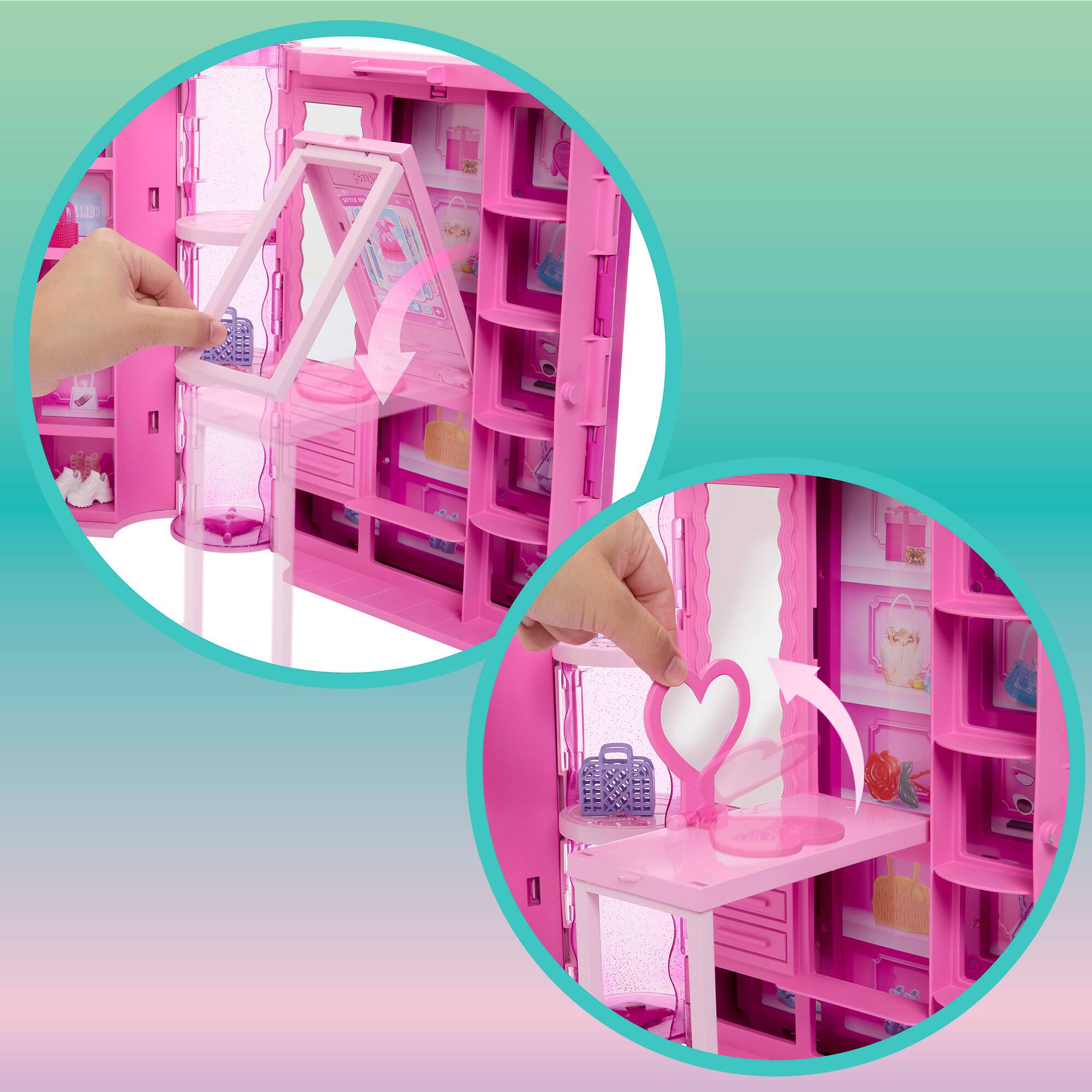 Alt View 19. Barbie - 3' Dream Closet with 1.5" Doll and Accessories.