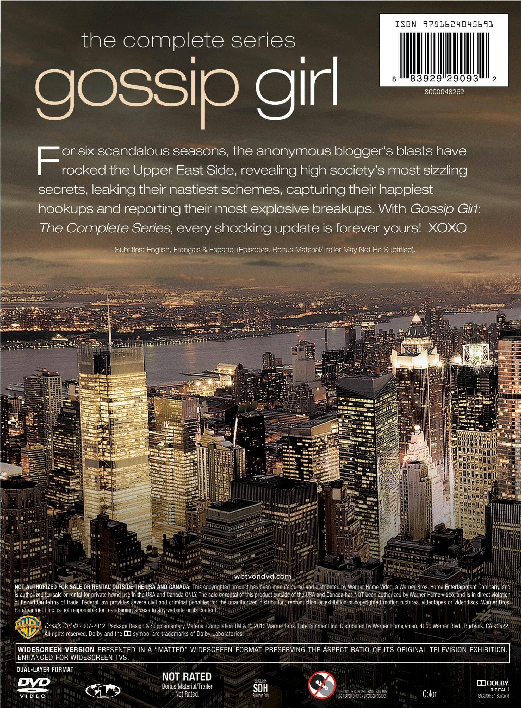 Back. Gossip Girl: The Complete Series [DVD].