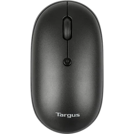 Front. Targus - Targus Compact Multi-Device Antimicrobial Wireless Mouse - Optical - Wireless - Bluetooth/Radio Frequency - 2.40 GHz - Black.