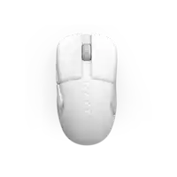NZXT - Lift Elite Wireless Gaming Mouse with 4K/8K Polling Rates - Wireless - White - Front_Zoom