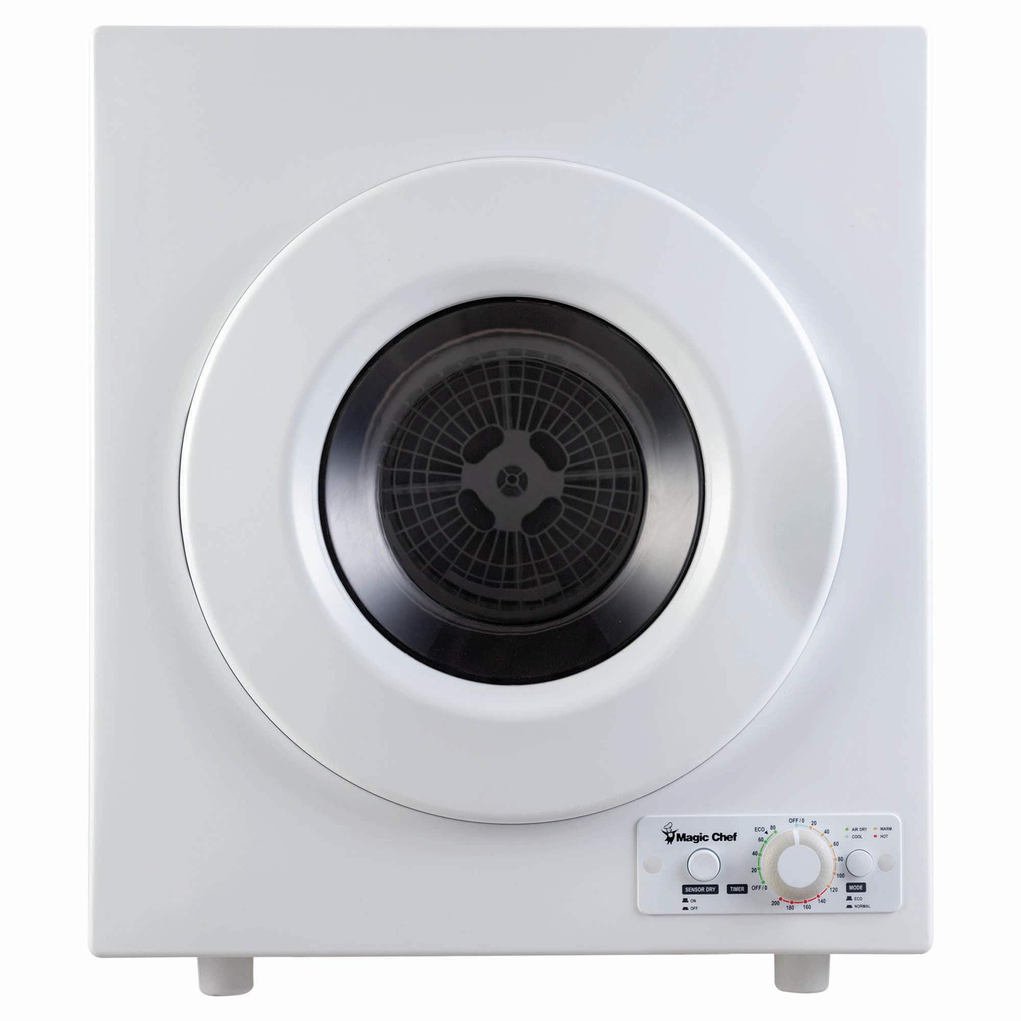 Magic Chef - 3.5 cu. ft. Compact Electric Dryer - White