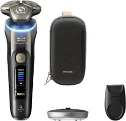 Philips Norelco i9000 Prestige Ultra Shaver with Triple Action Lift & Cut Technology - Black - Angle_Zoom