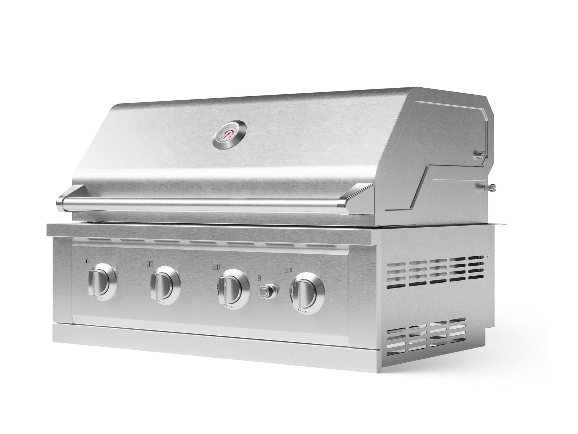 Front. NewAge Products - Outdoor Kitchen Stainless Steel 36in. Performance Grill - LP - Stainless Steel.