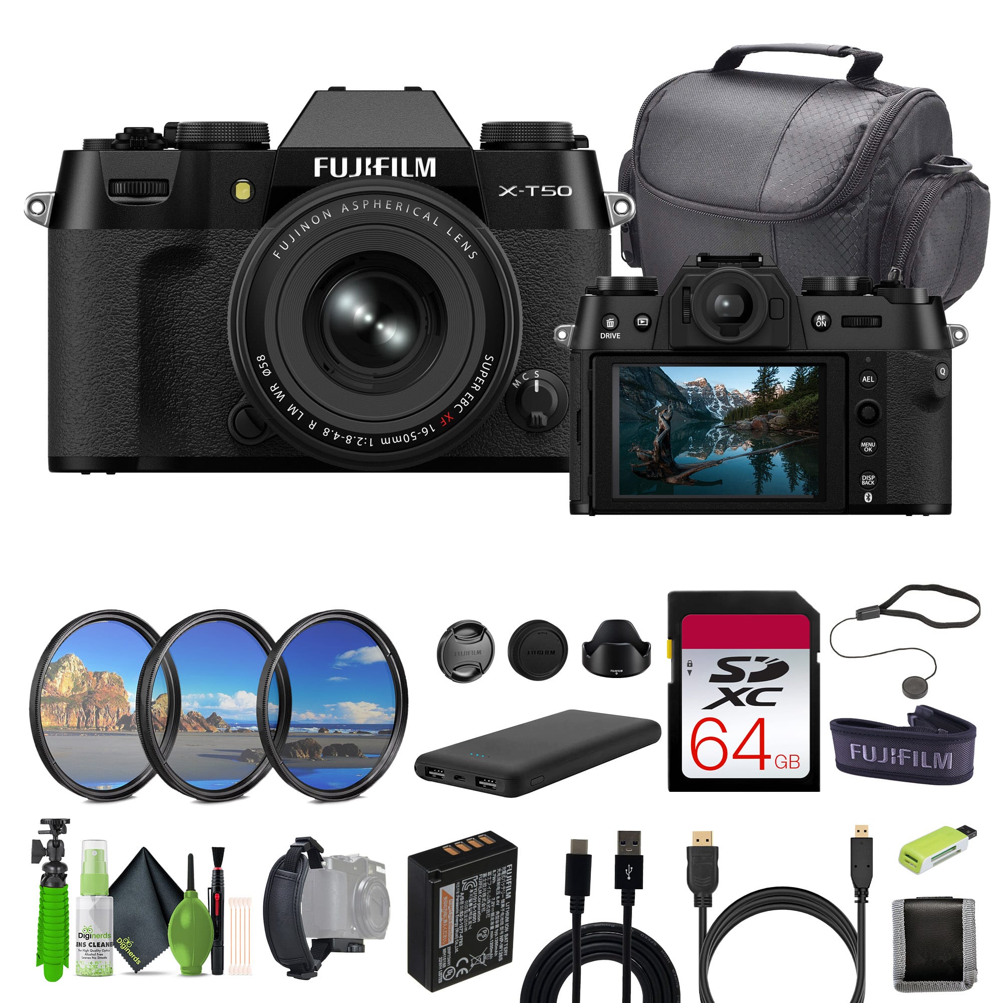 Nikon D5300 DSLR Camera with AF P VR DX 18 55mm and AP P DX 70