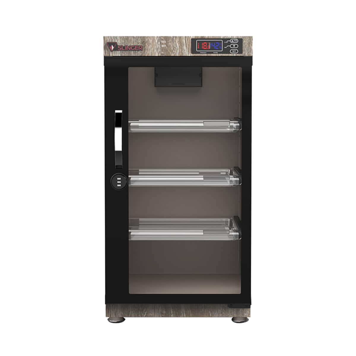 Slinger - 55L Electronic Dry Cabinet with Combination Lock, Oak price history on PriceWatchPro
