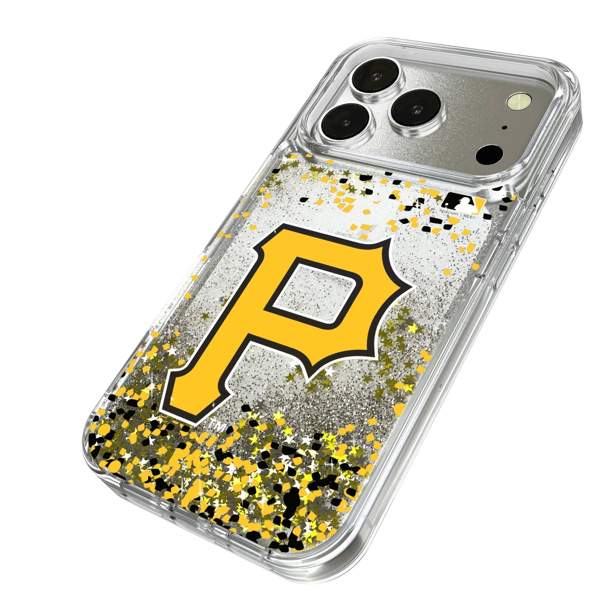 Alt View 1. Keyscaper - Pittsburgh Pirates Glitter Confetti iPhone Case - 13 - Multicolor.