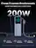 Charge 2 Laptops Simultaneously
200W Total Output with 2 USB-C Ports
200W
USB-C1 Cable PD 3.0 100W Max
USB-C2 Cable PD 3.0 100W Max
USB-C3 Port PD 3.0 100W Max
*200W Total Output with 2 USB-C Ports used simultaneously, and 115W Total Output with 3 USB-C Ports used simultaneously.