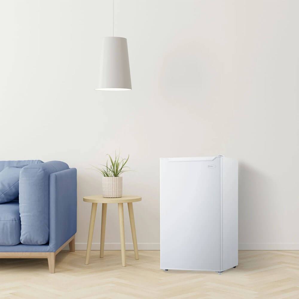 Alt View 2. Danby - Danby DAR032B2WM 3.2 Cu. Ft. White Compact Refrigerator - White.