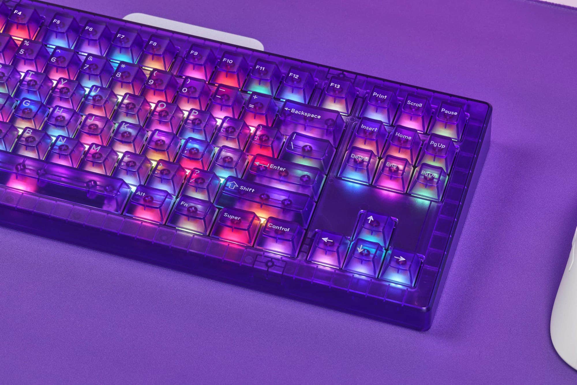 F4 % 5 T G B + F5 6 Y H N F6 & 7 U M F7 * 8 F8 ( 9 Alt F9 ) O Fn F10 F11 F12 F13 Backspace Enter Shift Super Control Print Scroll Pause Insert Home PgUp Up Down Left Right Enter