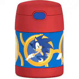Thermos - 10 oz. Kid's Funtainer Insulated Stainless Food Jar - Sonic The Hedgehog