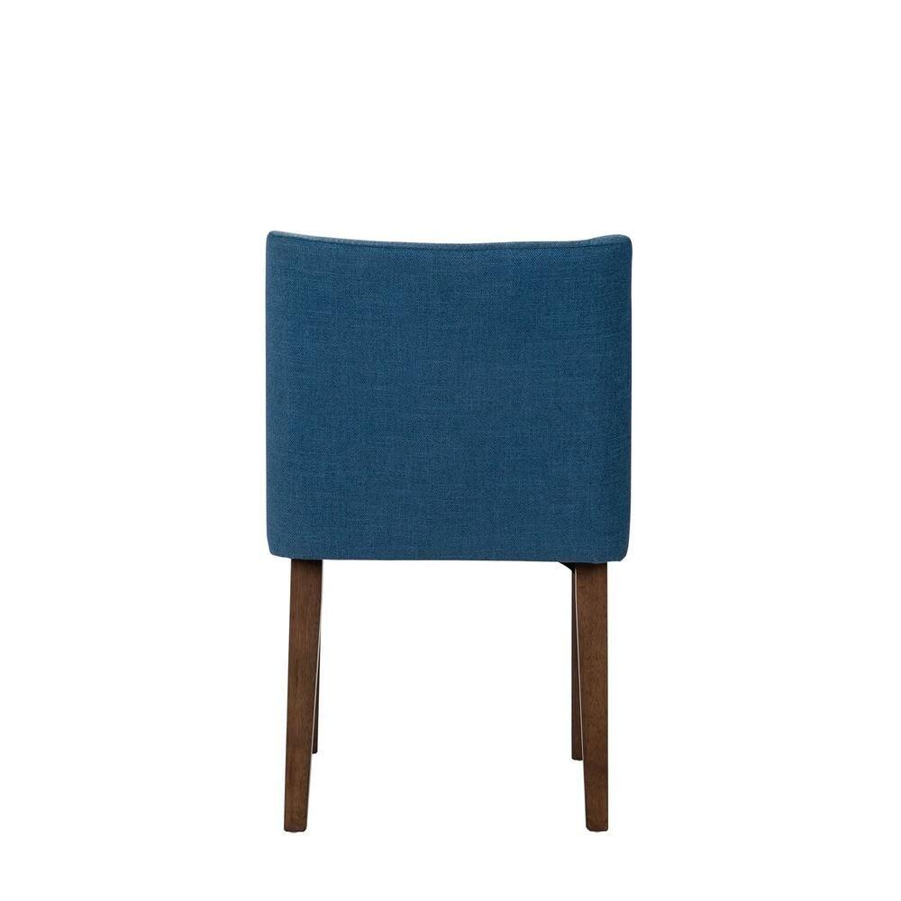 Back. Starlight Canyon Home - Wooden Side Chair in Brown, Solid Wood Dining Chair for Kitchen or Dining - Brown.
