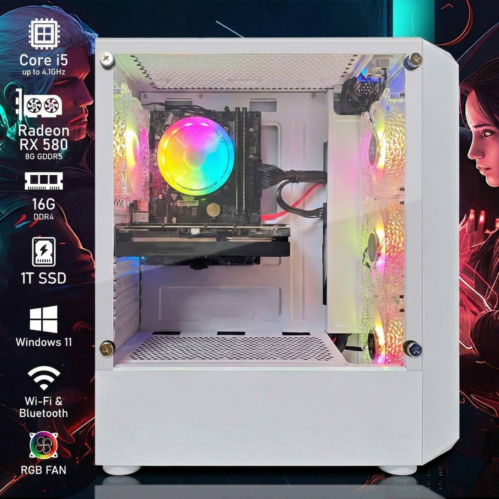STGAubron Gaming Desktop PC, Intel Core i5 9400F up to 4.1GHz