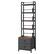 Alt View 5. VEVOR - Media Storage Cabinet, 4-Shelf DVD Shelf Organizer with Drawers, 15.75 x 11.81 x 56.50 in Multimedia Storage Organizer - Black.