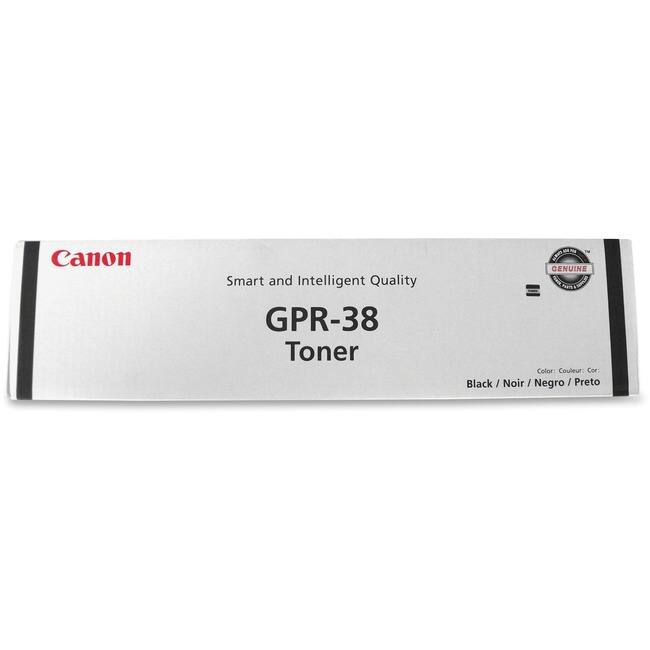 Canon  
Smart and Intelligent Quality  
GPR-38 Toner  
Color: Black / Noir / Negro / Preto  
Genuine