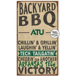Jardine - Arkansas Tech Wonder Boys 11'' x 20'' Indoor/Outdoor BBQ Sign - Brown