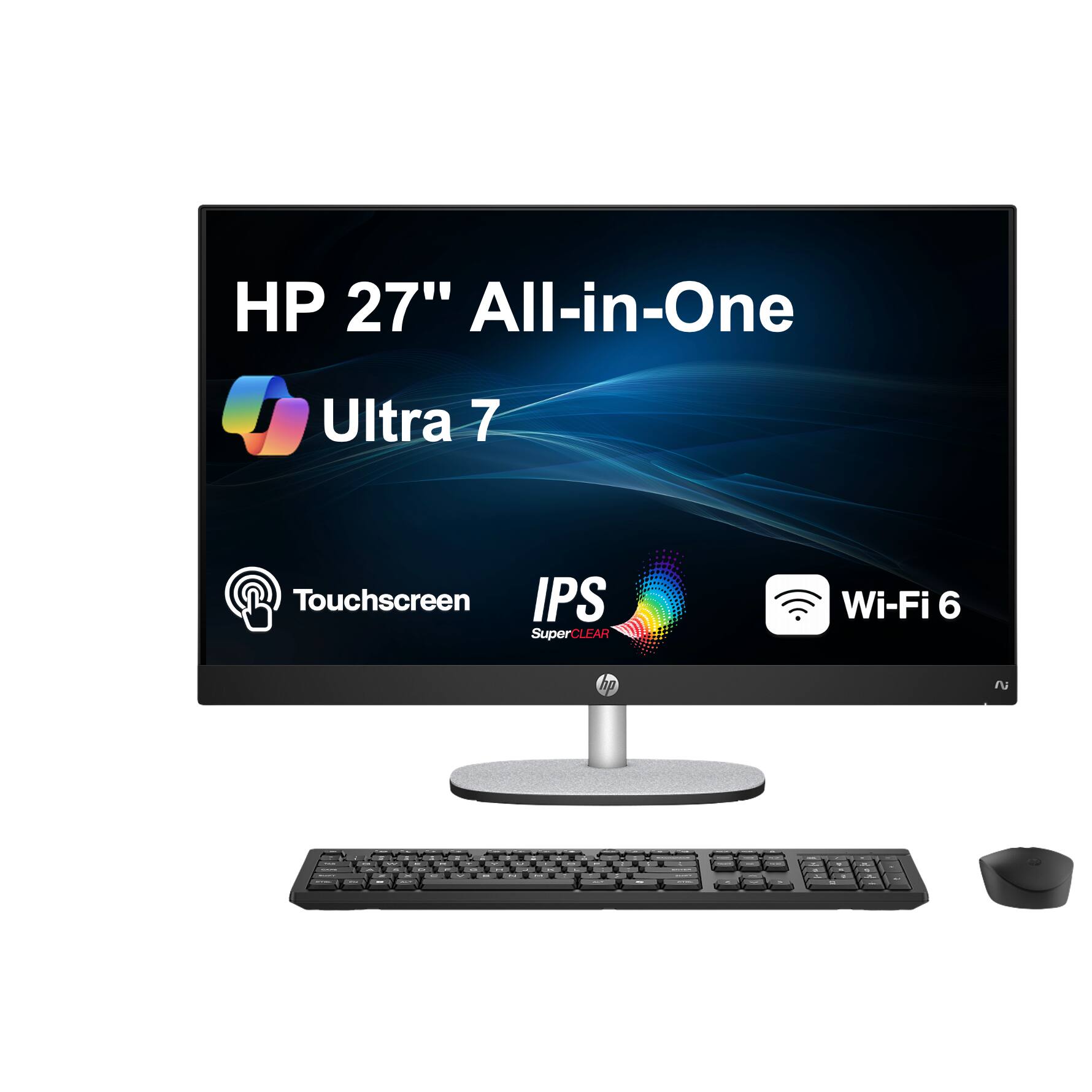 HP 27" All-in-One Ultra 7 Touchscreen IPS SuperCLEAR Wi-Fi 6