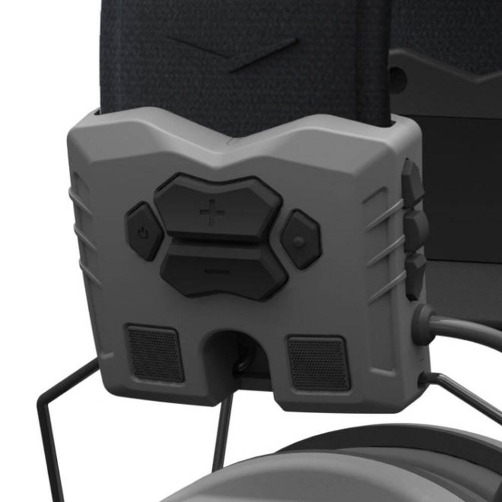 Alt View 2. Walker’s - Walker’s XCEL 500BT Digital Electronic Muff with Voice Clarity and Bluetooth - Gray.