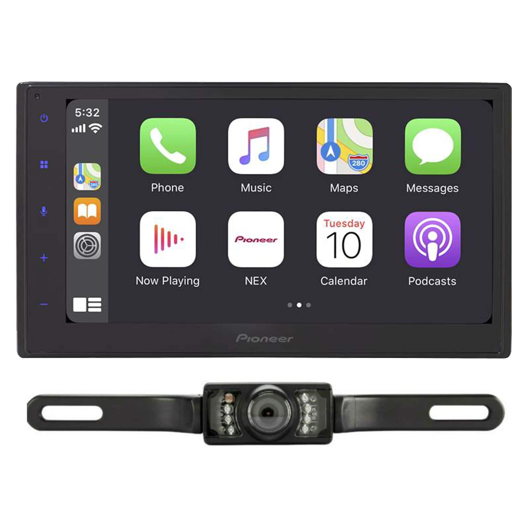 Pioneer - DMH-1770NEX 6.8" Digital Multimedia Receiver (Does not Play Discs) w/Built-in Bluetooth, Apple CarPlay & Android - Black