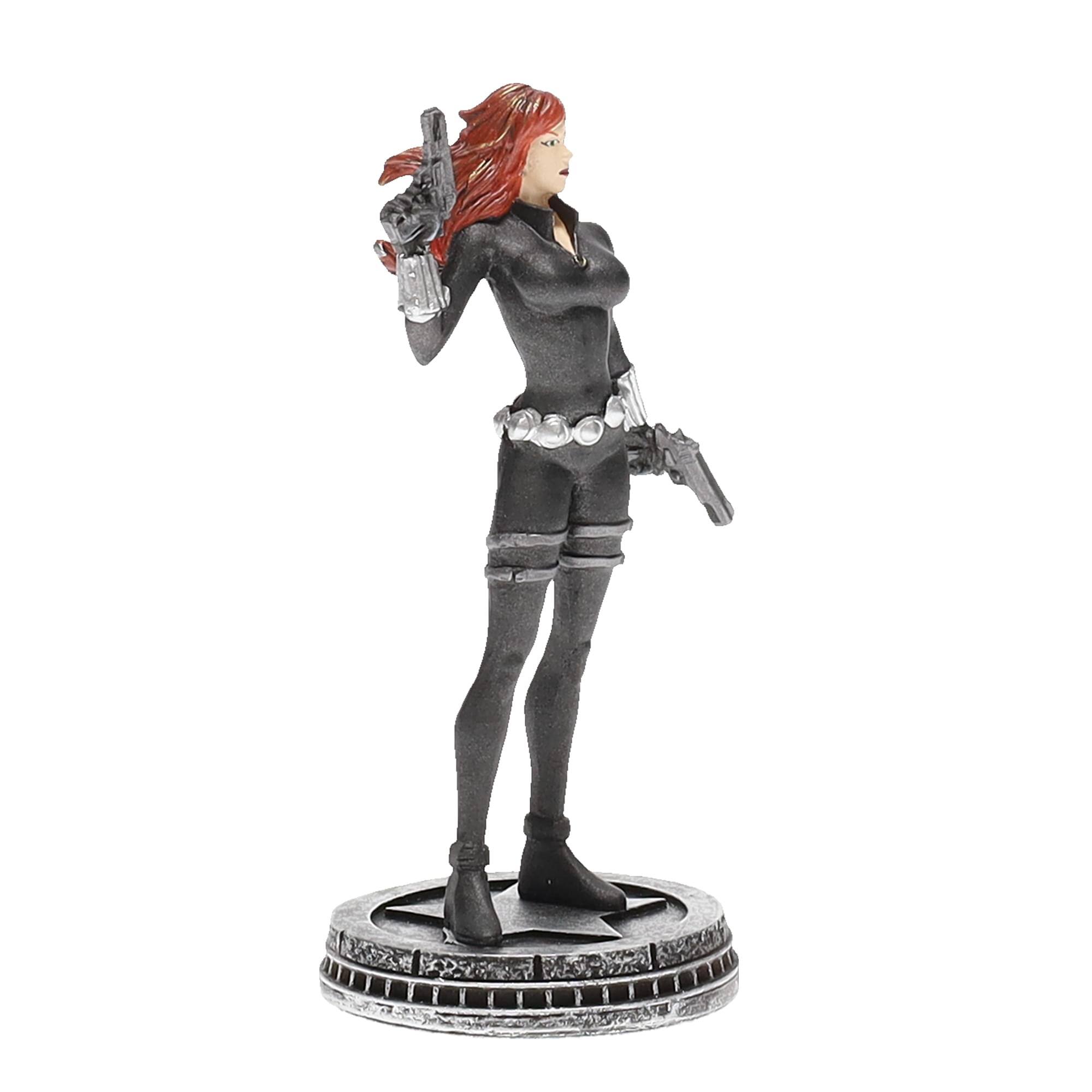 Alt View 4. Marvel - Marvel Chess Collection #25 Black Widow (Pawn) | Chess Piece Only - Black.