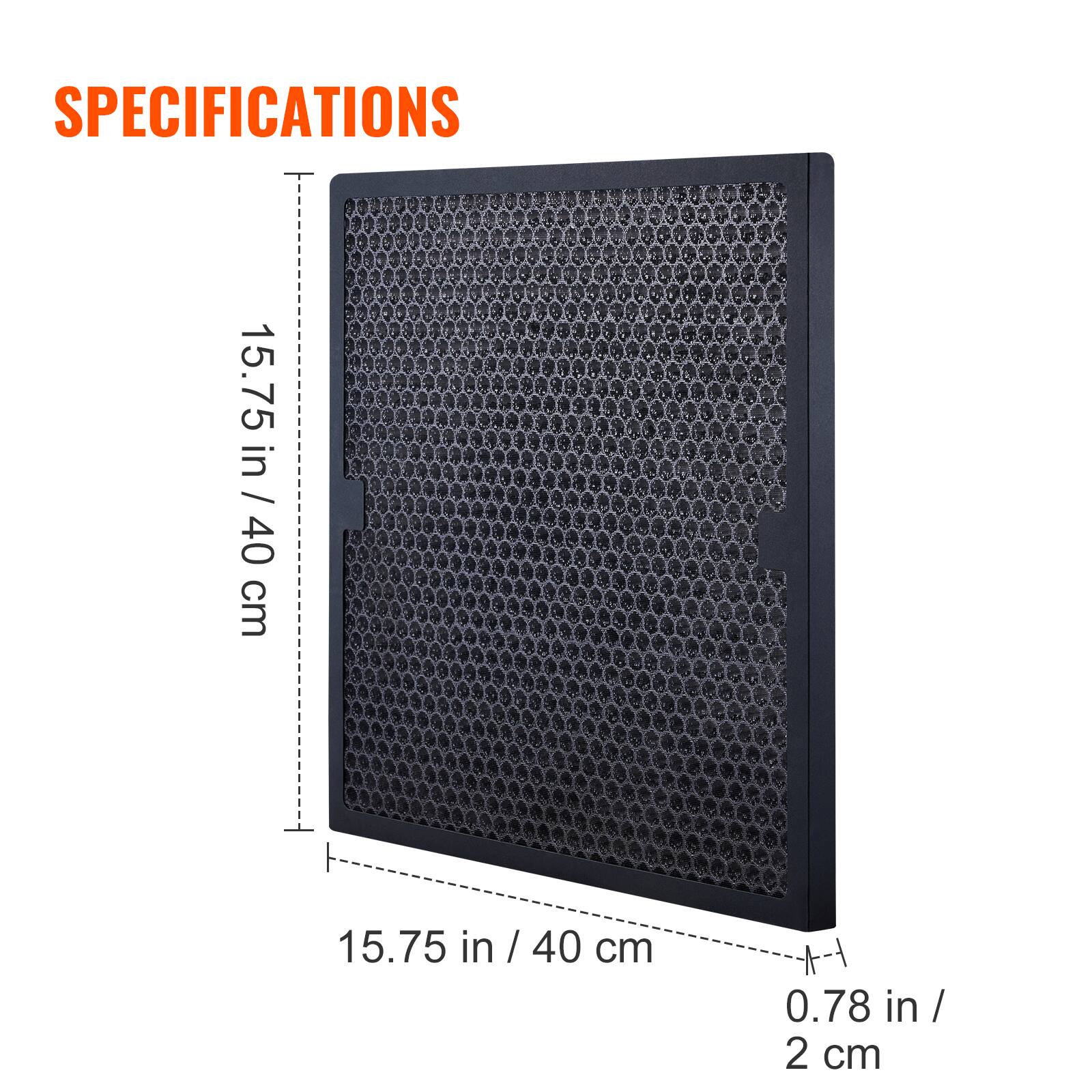 SPECIFICATIONS  
15.75 in / 40 cm  
15.75 in / 40 cm  
0.78 in / 2 cm