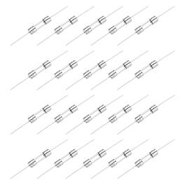 Unique Bargains - 20pcs Glass Tube Fuses, Axial-with Lead Wire 5x20mm 2A 250V for Replacing or Repairing Many Home Electronics (F2A)