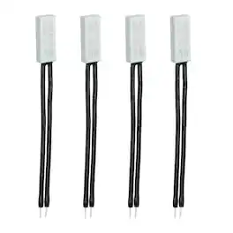 Unique Bargains - 4pcs KSD9700 Thermostat 90C Normally Close N.C Temperature Switch 250V 5A Thermal Protector Plastic - Black