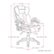 Alt View Zoom 13. CorLiving Executive Office Chair - Gray.