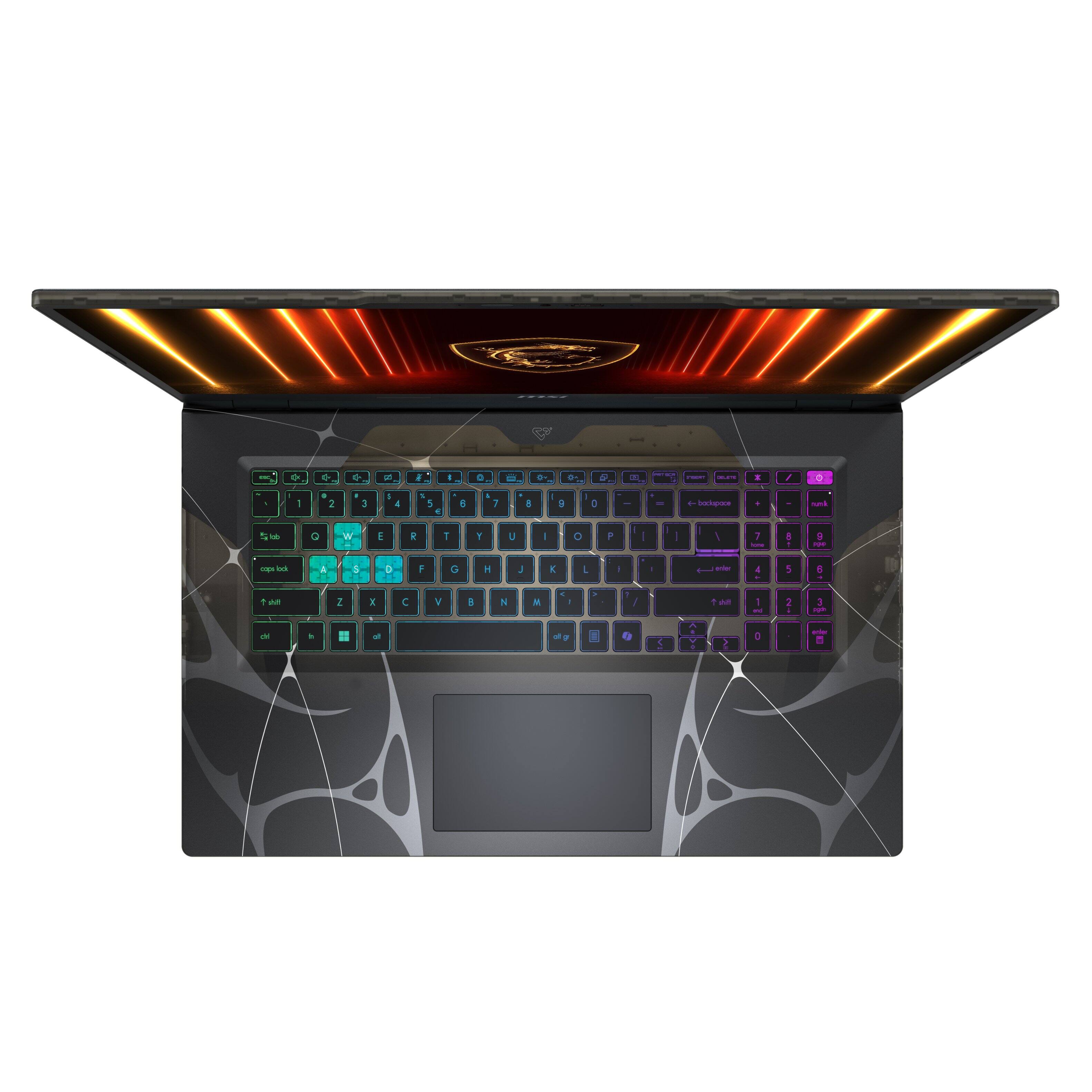Alt View 1. MSI - MSI Cyborg A17 AI 17.3” FHD Gaming Laptop - AMD Ryzen 9 270 2025 - RTX 5060 - 32GB RAM - 1TB Storage - Translucent Black.