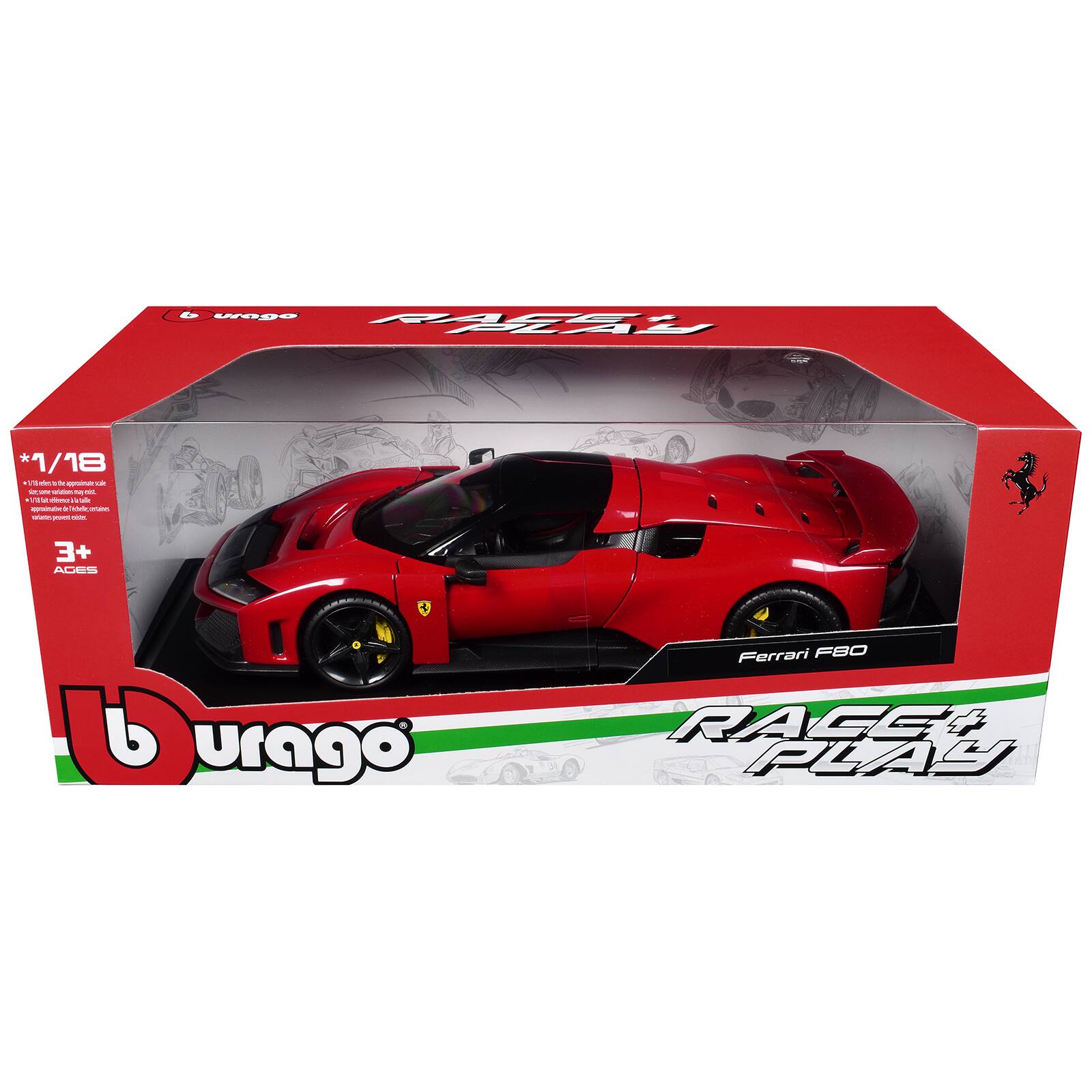 - 1/18
- 3+ ALES
- Lurago Ferrari F8O
- RACE & PLAY