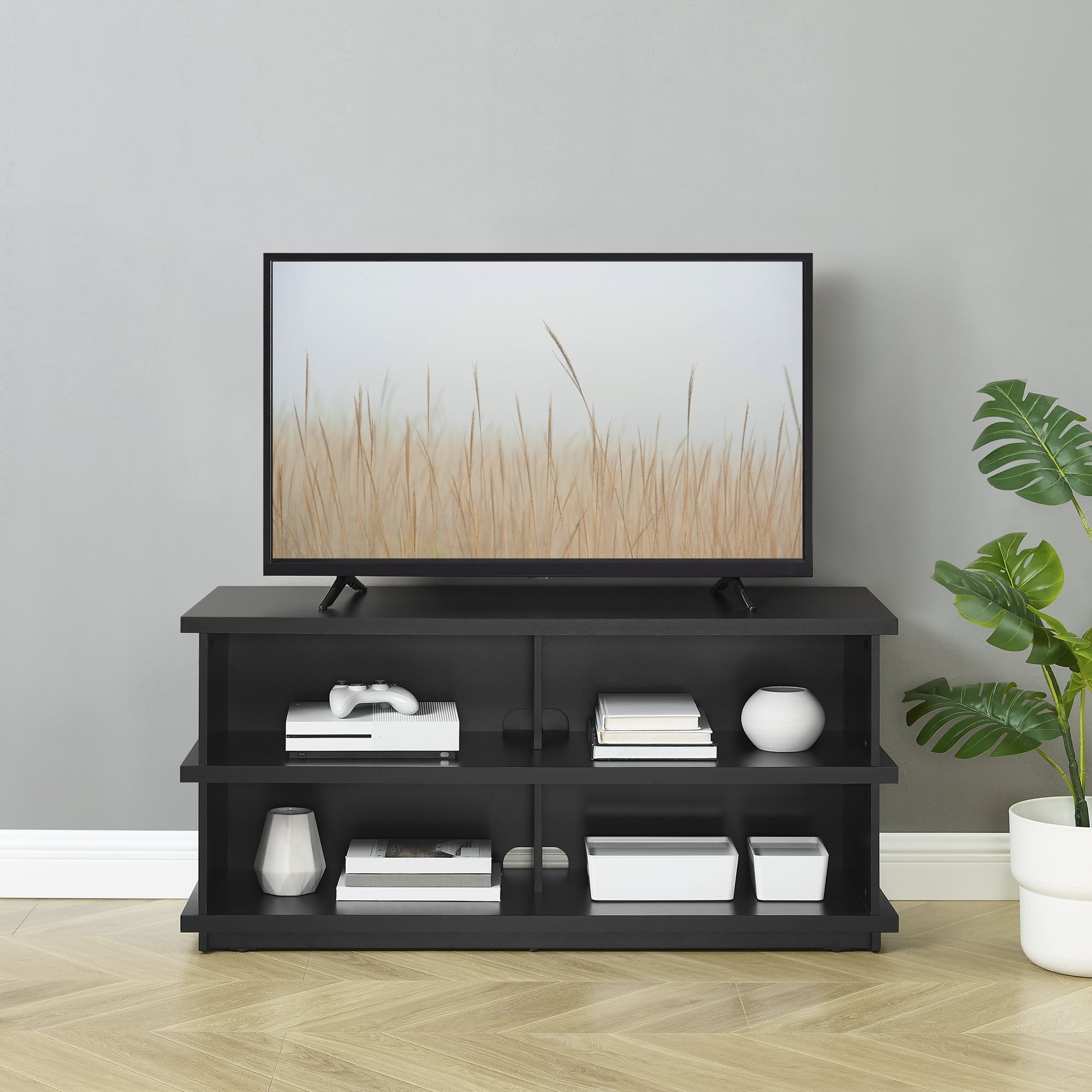 Alt View 11. Insignia™ - TV Stand for Most TVs Up to 55” - Black.