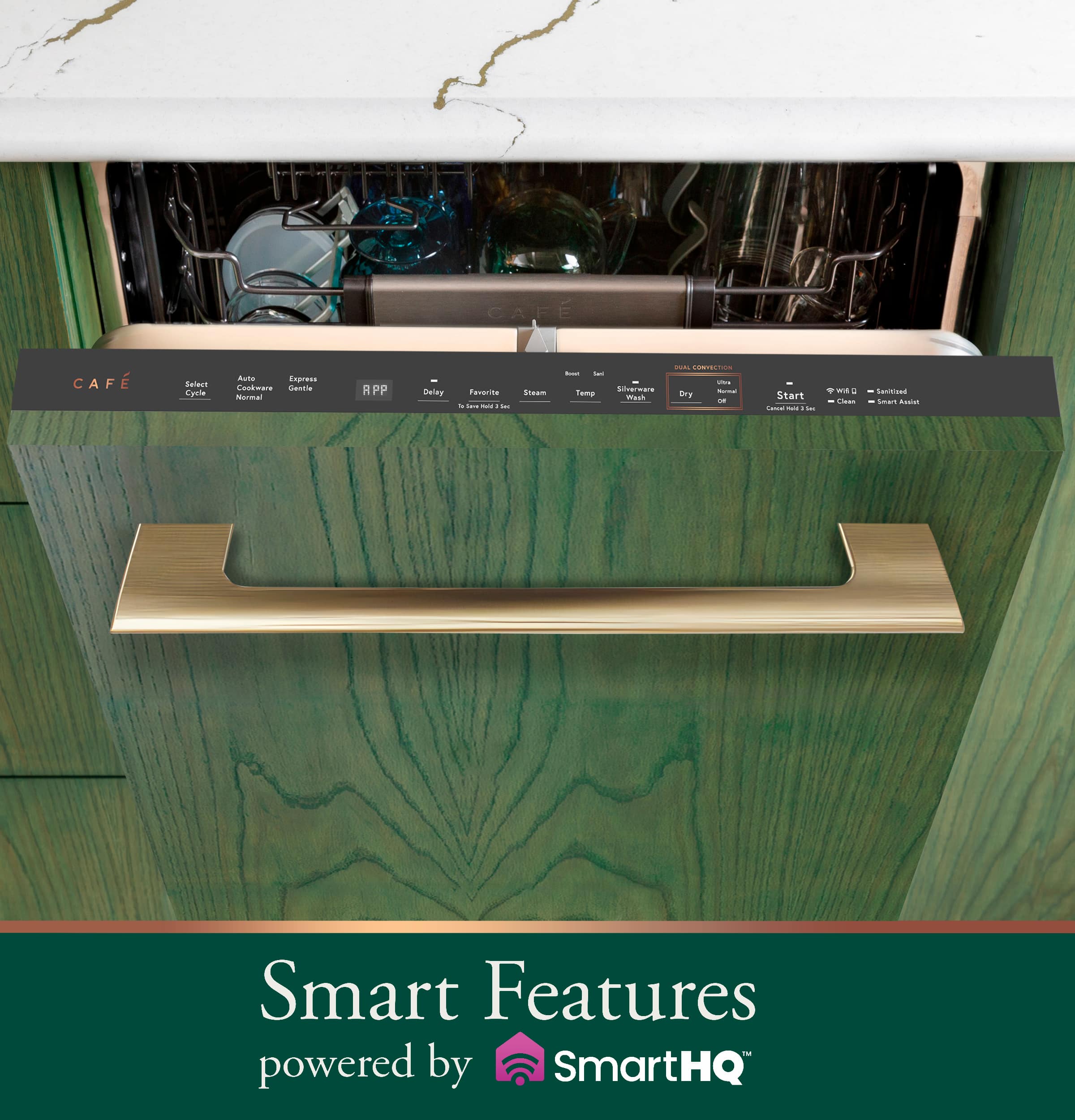 Café - 24 in. Top Control Smart Built-In Stainless Steel Tu