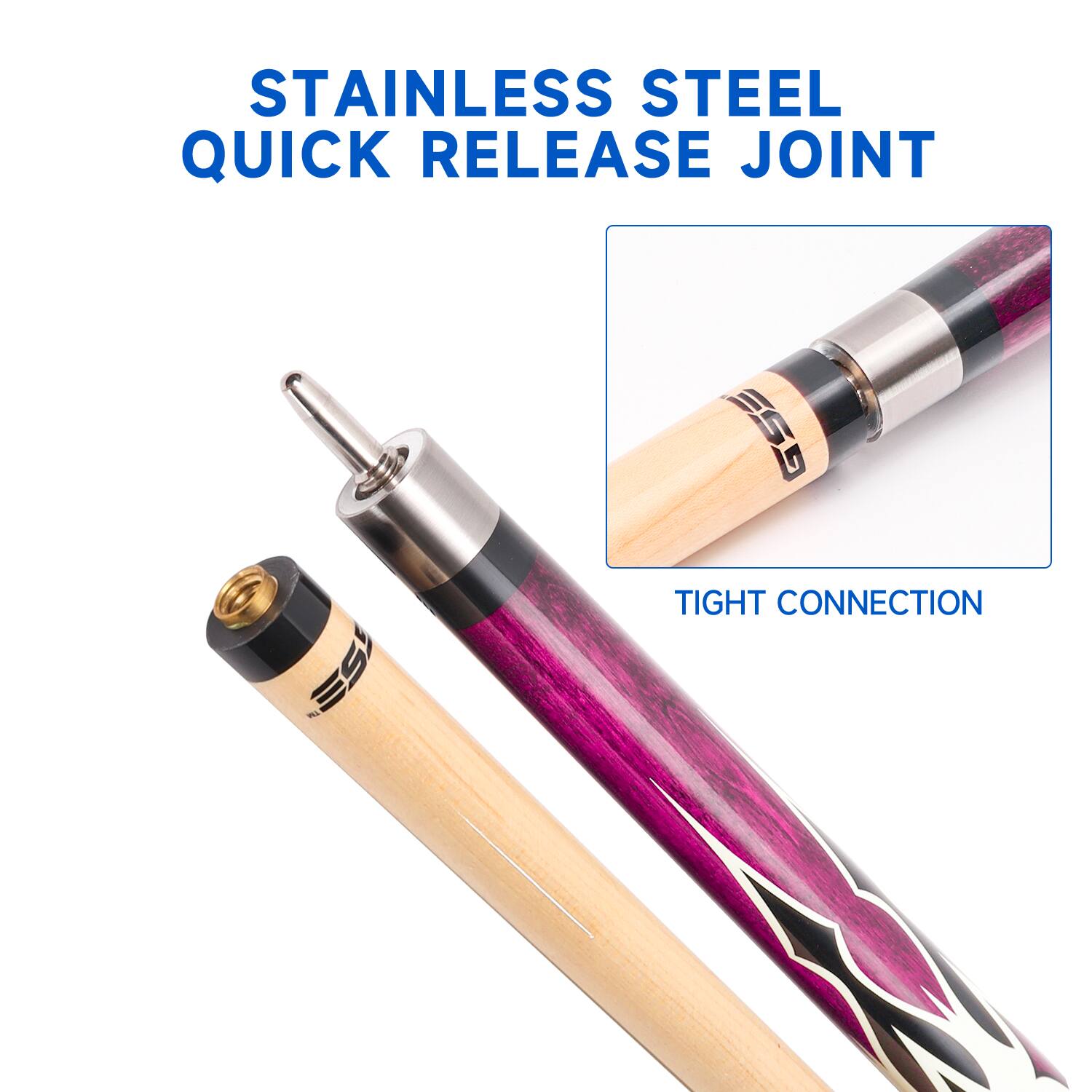 STAINLESS STEEL QUICK RELEASE JOINT
TIGHT CONNECTION