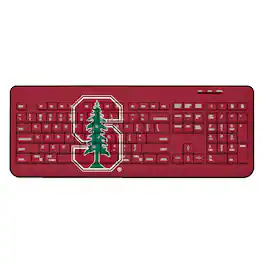 Keyscaper - Stanford Cardinal Solid Design Wireless Keyboard - Multicolor