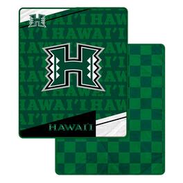 Pegasus - Hawaii Rainbow Warriors 60" x 70" Diagonal Ghost Checkered Double-Sided Blanket - Multicolor