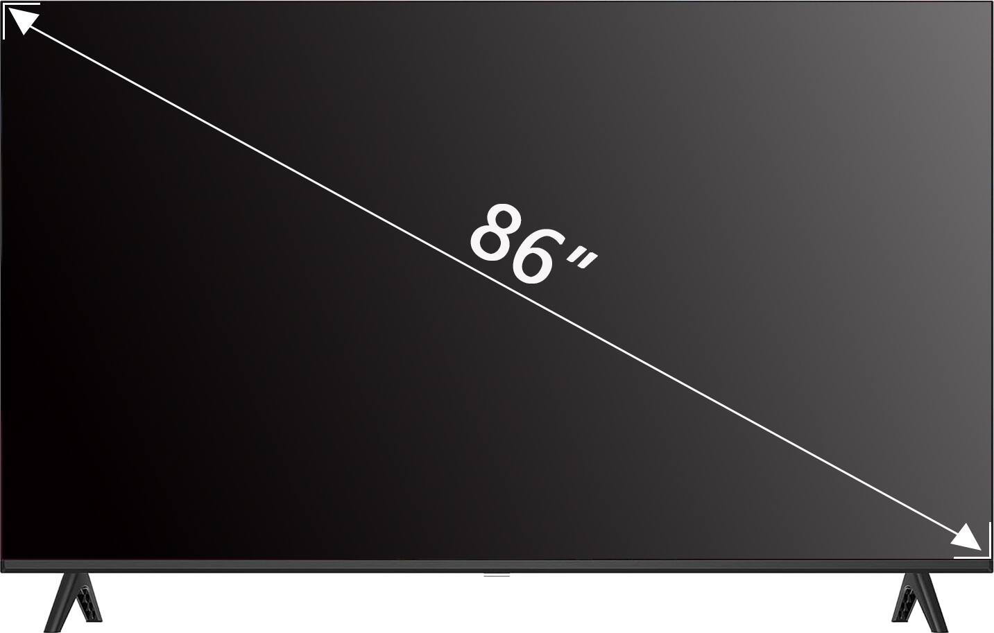 Alt View 12. SaharaCase - ZeroDamage 86" TV Screen Protector - Clear Anti-Blue.