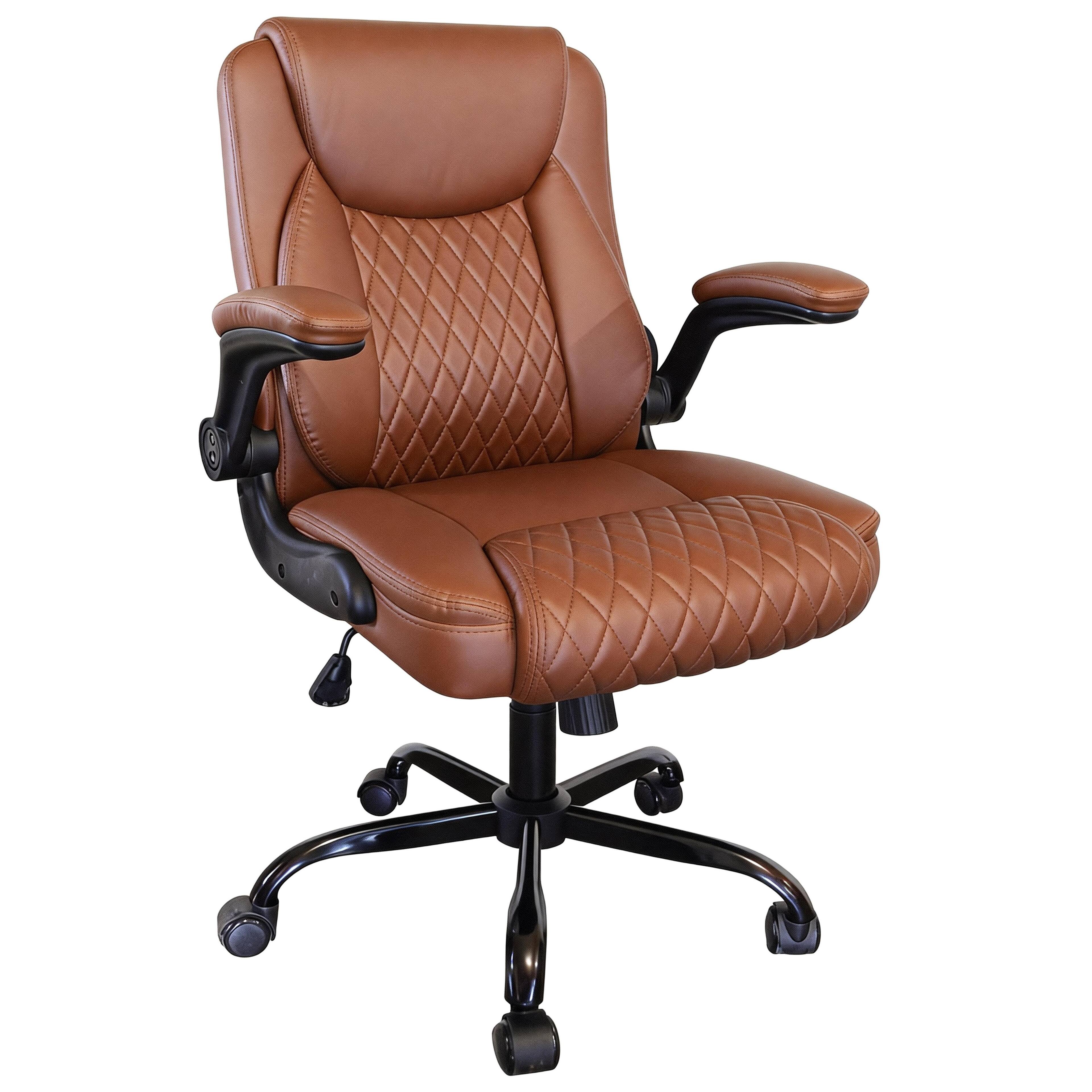 CloudRest Pro - Ergonomic Gaming Chair Mid-Back Height Adjustable Office Computer Desk Chair Adjustable Arms Space Saving - Brown price history on PriceWatchPro