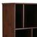 Alt View 11. Simpli Home - Draper Mid-Century Modern Solid Hardwood 6-Shelf 1-Drawer Bookcase - Medium Auburn Brown.