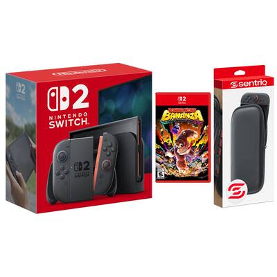Switch 2 Video Game Console with Donkey Kong Bananza and Switch 2 Video Game Console with Donkey Kong Bananza and