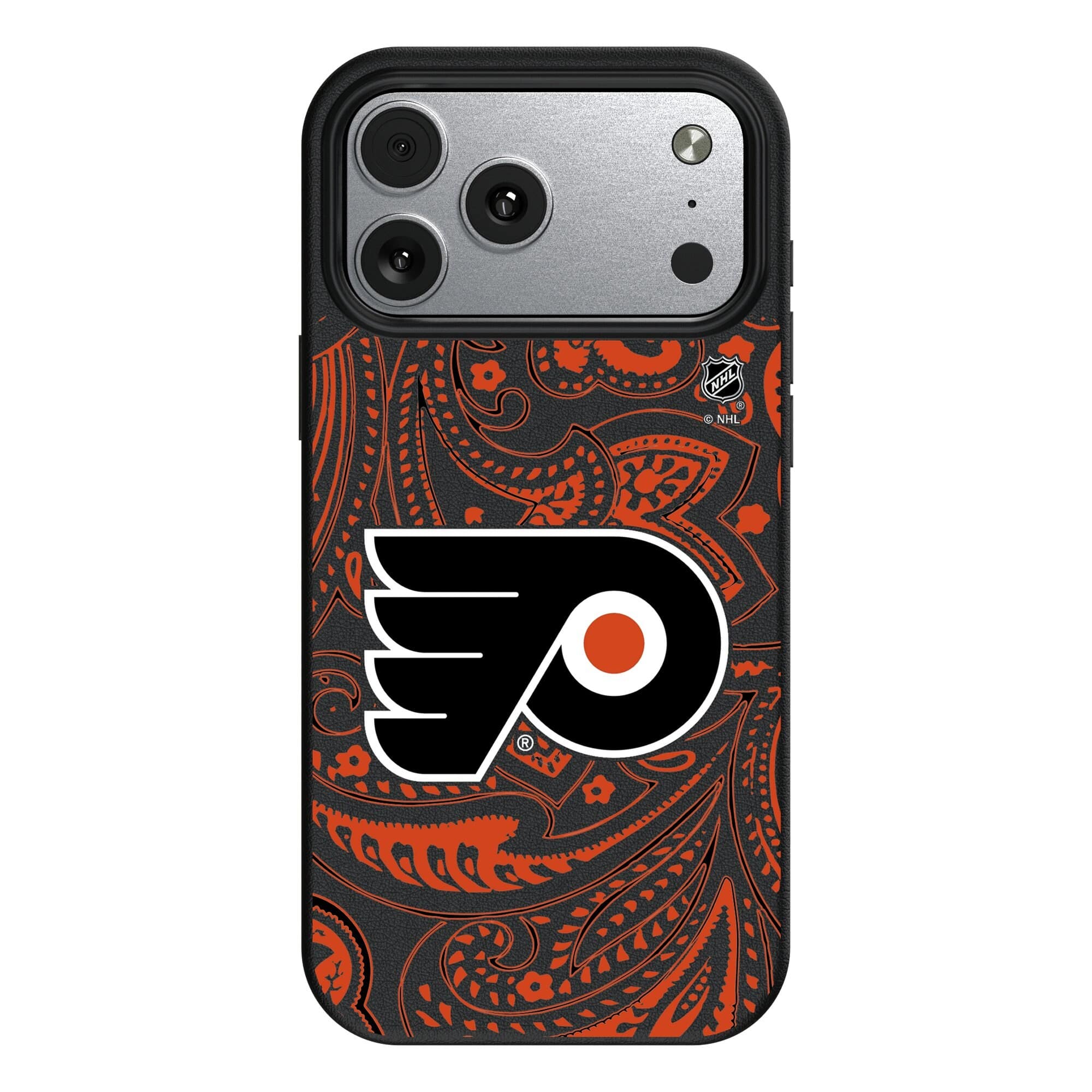 Keyscaper - NHL - Philadelphia Flyers Paisley iPhone Magnetic Bump Case - 17 Pro Max - Black price history on PriceWatchPro