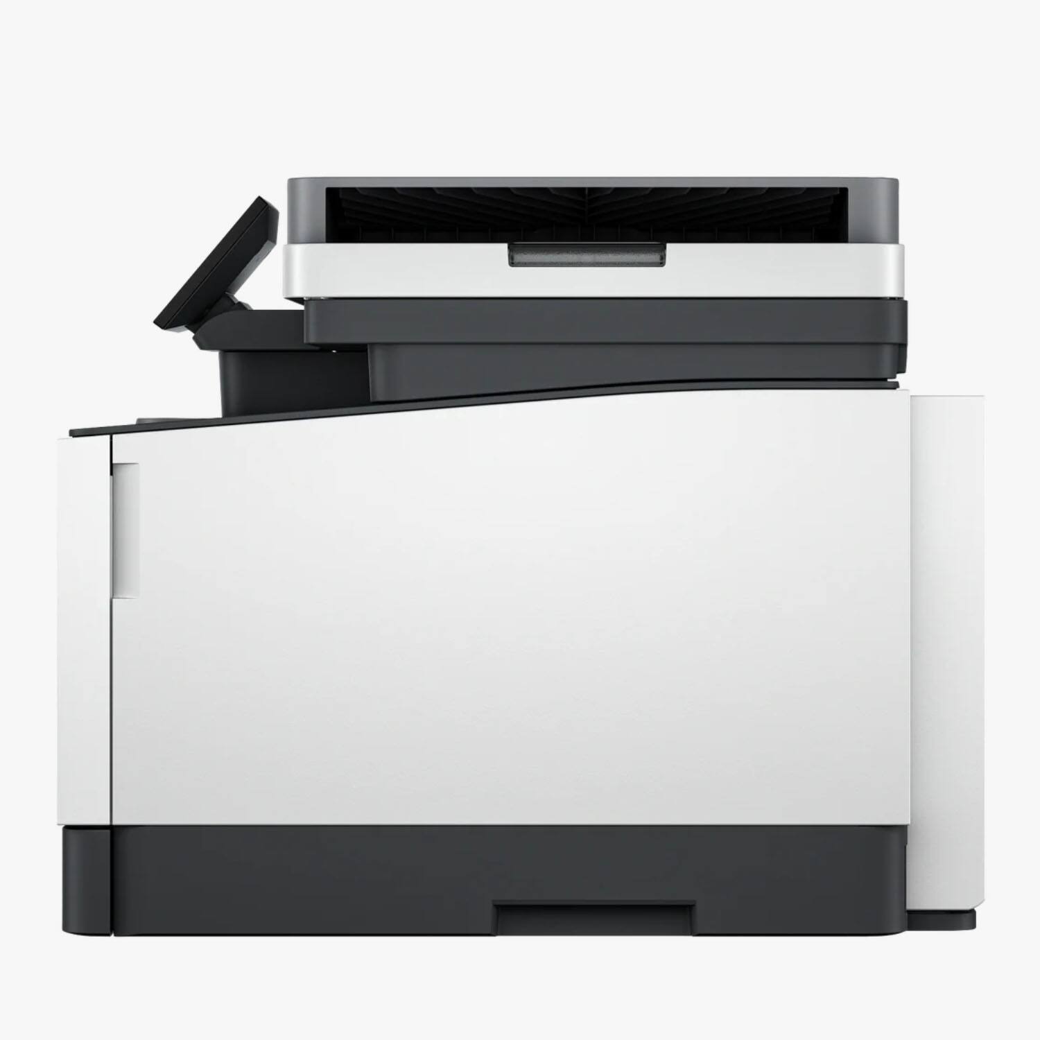 Alt View 4. HP - All-in-One Printer - Color LaserJet Pro MFP 3301cdw Wireless - Black and Gray.