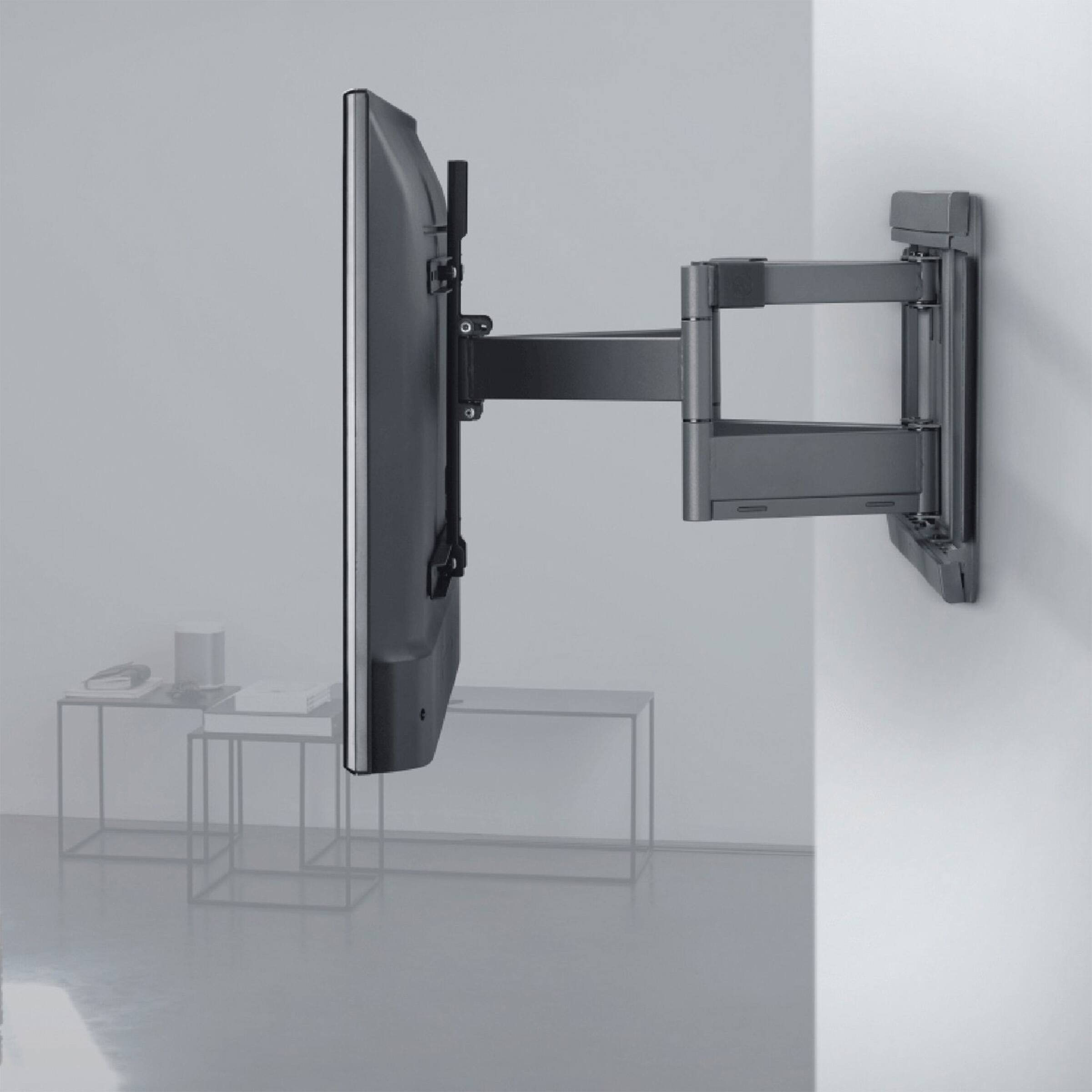 Alt View 2. One for All - TV BRACKET, DYNAMIC, TURN 120, VESA 600, US - Black.