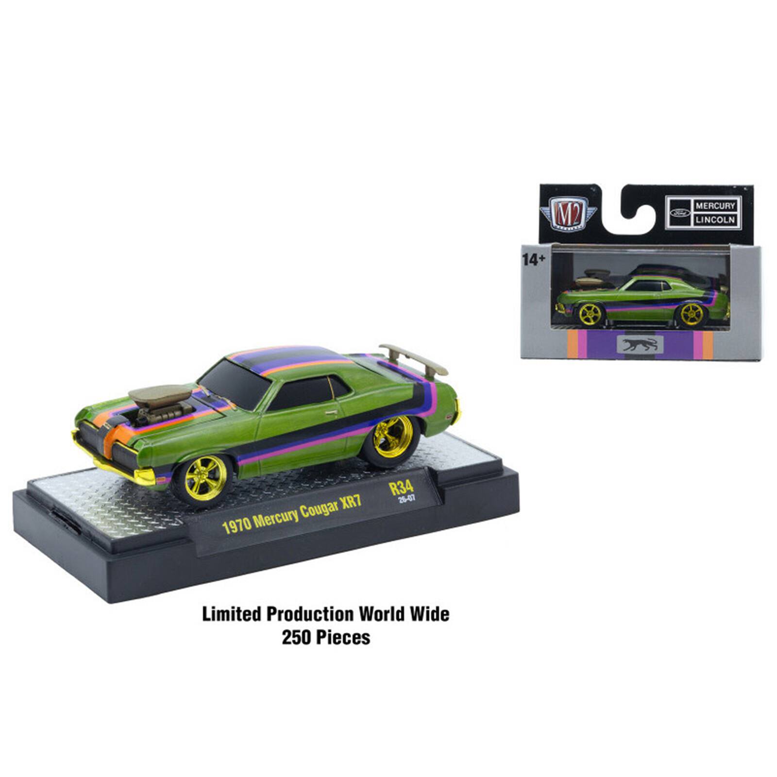 M2  
MERCURY Ford LINCOLN  
14+  
Cougar XR7 1970 Mercury  
R34 26-07  
Limited Production World Wide 250 Pieces
