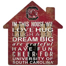 Fan Creations - South Carolina Gamecocks 12'' Team House Sign - Multicolor