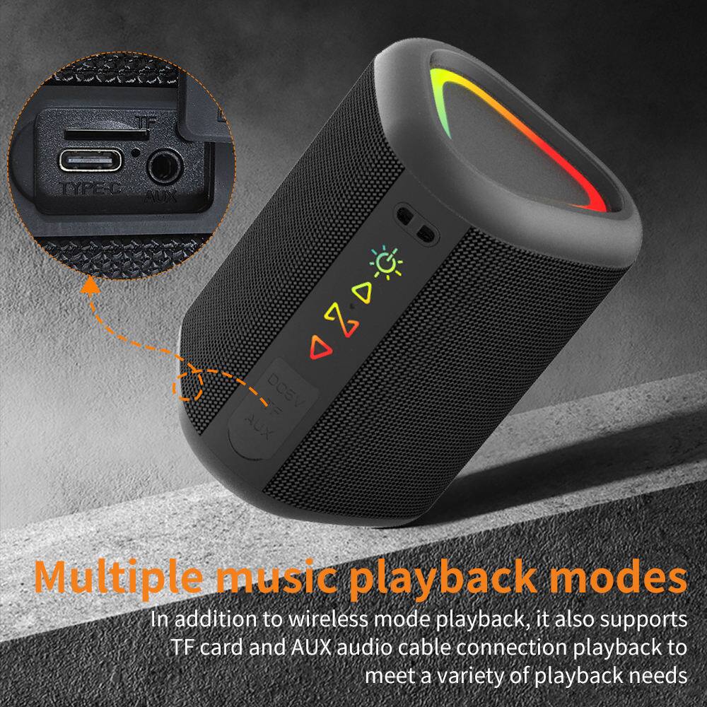 Multiple music playback modes

In addition to wireless mode playback, it also supports TF card and AUX audio cable connection playback to meet a variety of playback needs.