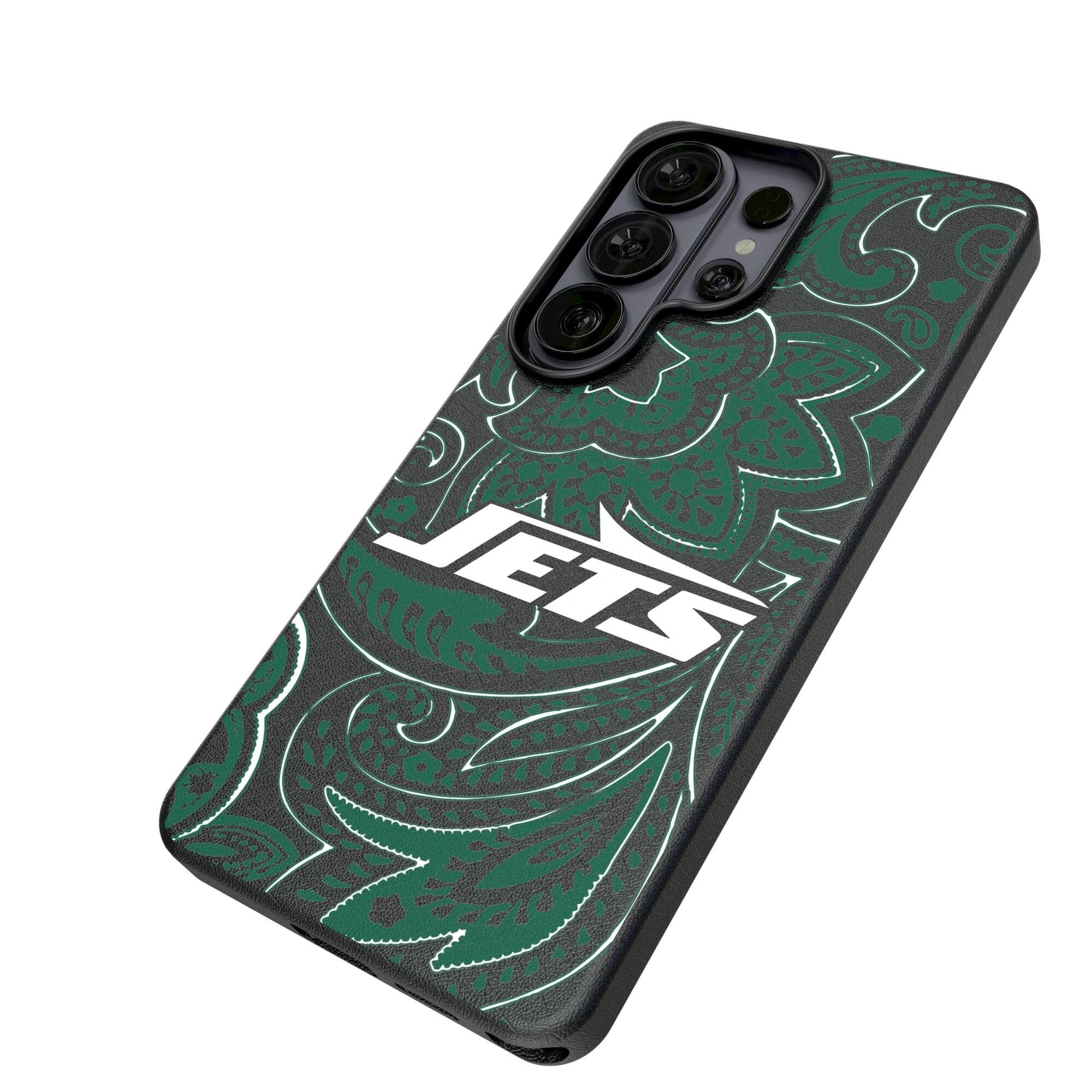 Alt View 1. Keyscaper - Paisley Galaxy Magnetic Bump Case - S25 Ultra - Black.