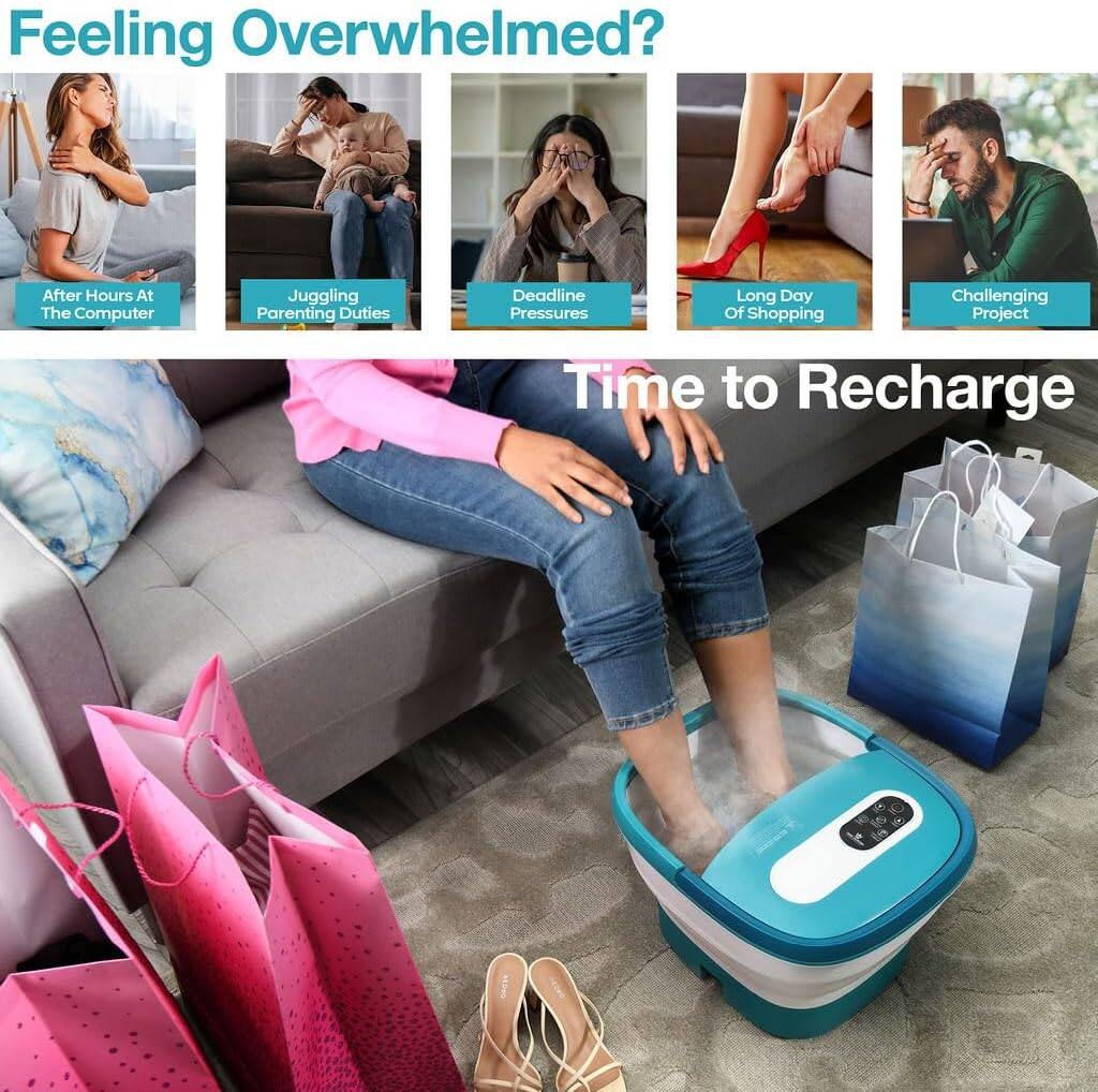 Feeling Overwhelmed?

- After Hours At The Computer
- Juggling Parenting Duties
- Deadline Pressures
- Long Day Of Shopping
- Challenging Project

Time to Recharge